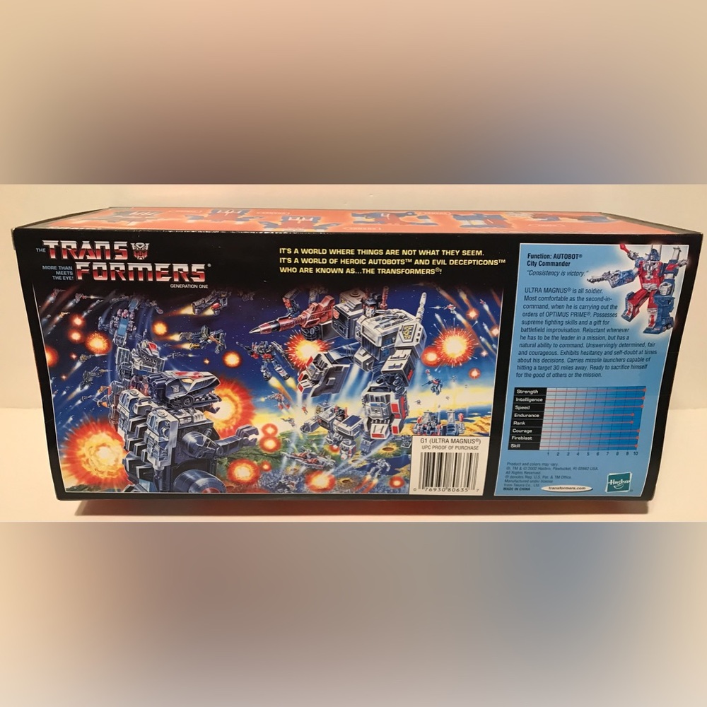 Vintage HASBRO TAKARA TOMY TRANSFORMERS COMMEMORATIVE SERIES ULTRA MAGNUS Mp Toy - Picture 9 of 14